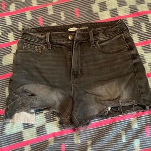 Old Navy black jean shorts